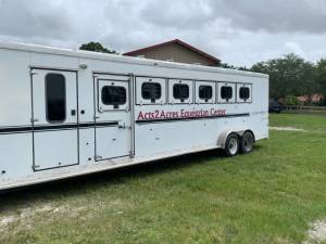 Horse trailer Lettering from Michelle A, FL