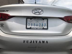 2019 Hyundai Accent  Car Lettering from Fnu K, WV