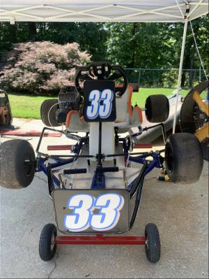 Go Kart Number plate Lettering from Mike B, GA