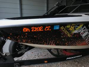 Moomba Mobius  Boat Lettering from Brent F, OK
