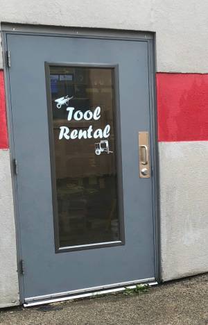 Door with glass  Lettering from chris  m, WI