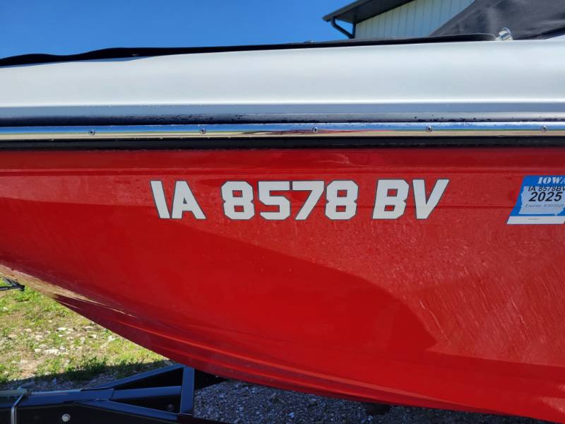 Sea Ray SPX Boat Lettering from Ted K, IA