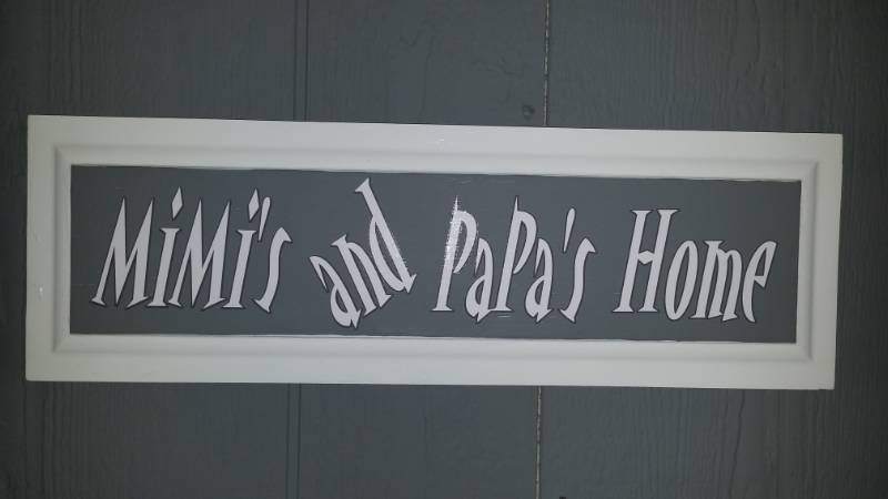Wall plaque for our porch Lettering from LaDonna H, TX