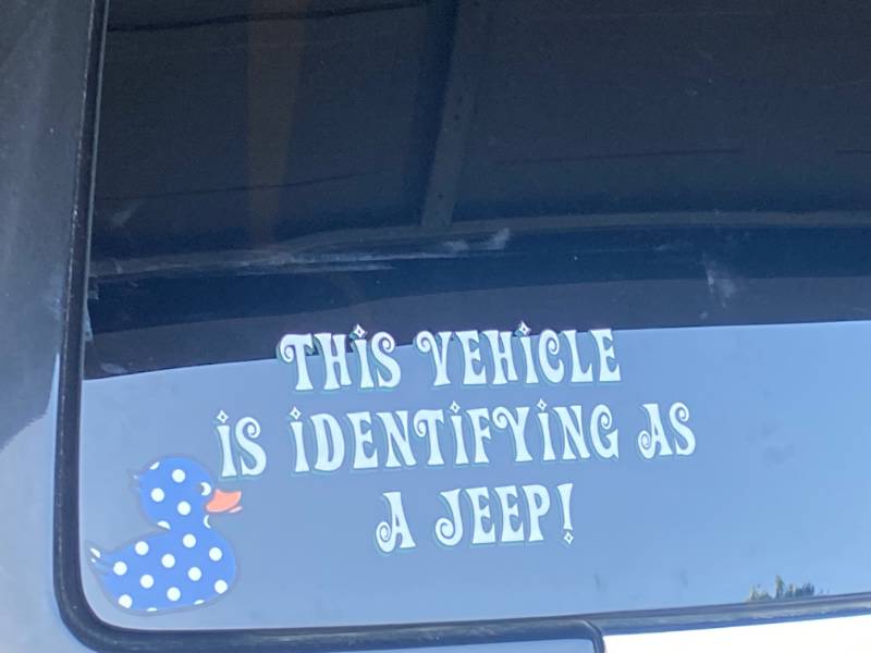 2011 for escape Back window Lettering from Jane S, MO