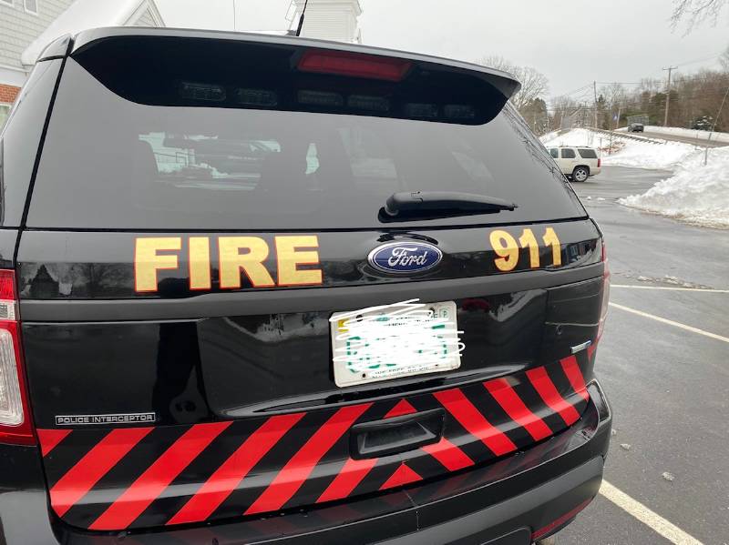 2013 Ford Police Interceptor Utility SUV Lettering from Mark  C, NH