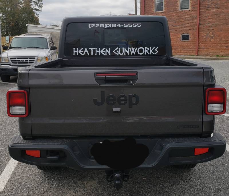 Truck Lettering from Philip M, GA