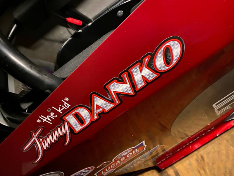 Dragster Lettering from James D, PA
