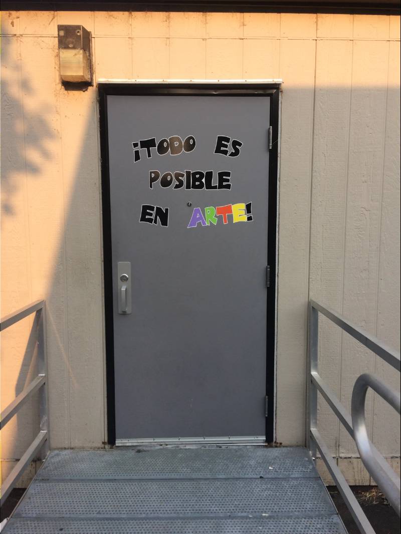 Vinyl Lettering on Exterior Door