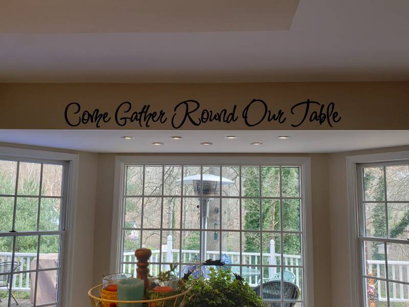 Kitchen wall Lettering from Susy C, KY