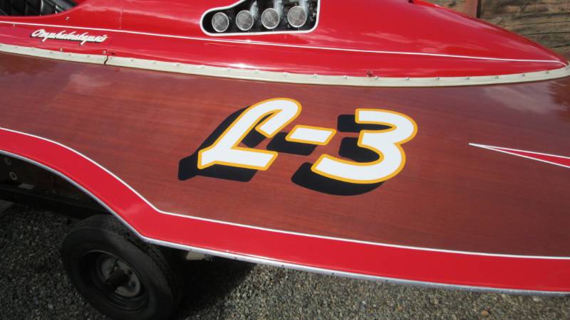 1974 hydroplane boat Lettering from JAMES H, WA
