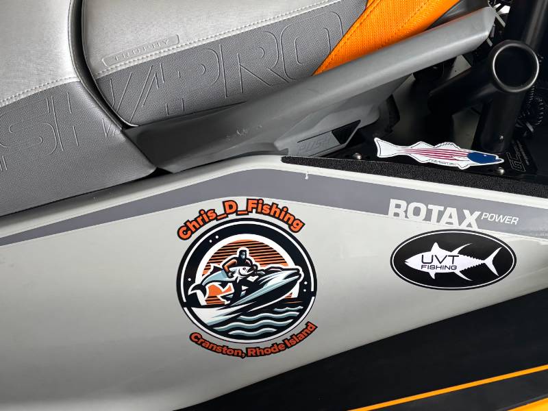 2024 sea-Doo, fish pro trophy Jet ski Lettering from Christopher D, RI