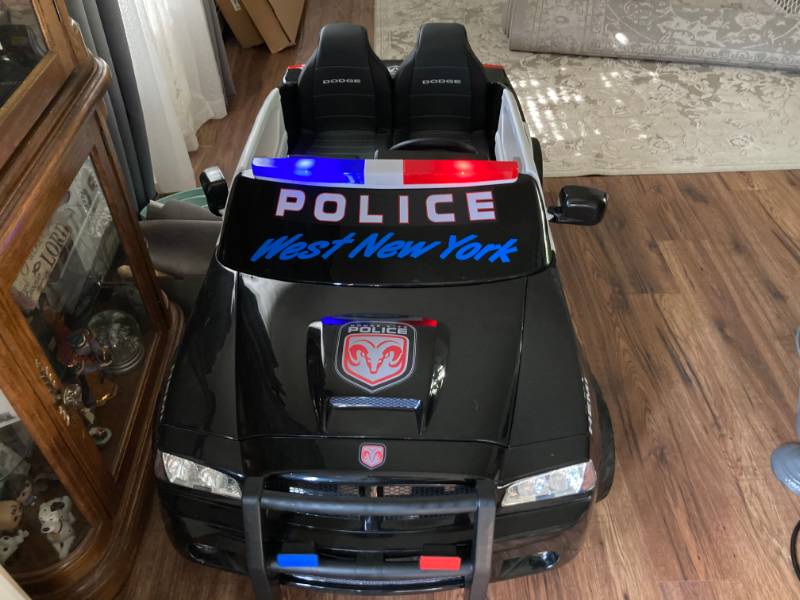 Dodge Charger  Motorized police car for children Lettering from Garry D, NJ