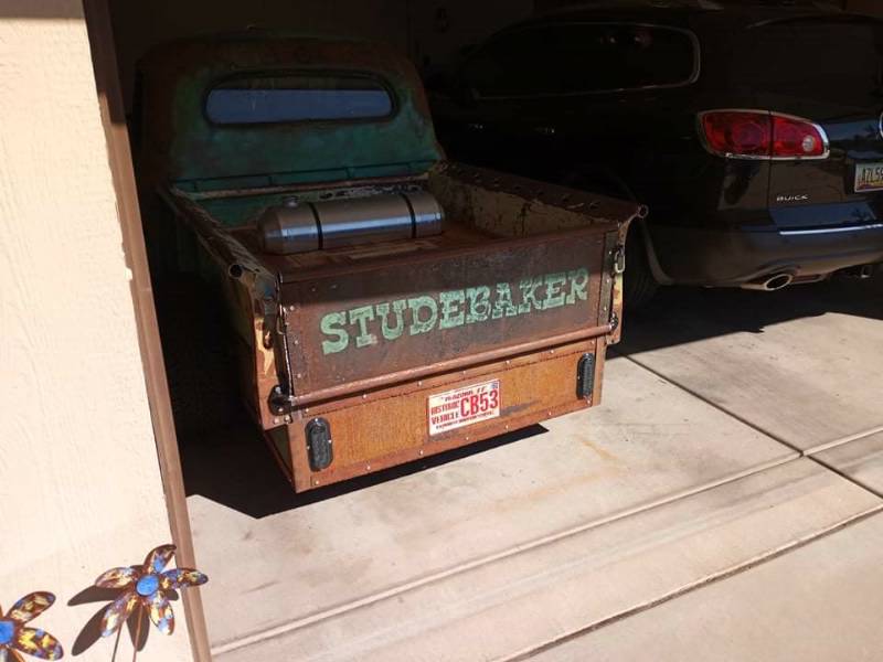 49 studebaker rat rod  Truck Lettering from Joseph J, AZ
