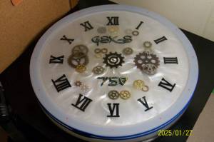 GSXS-S 750 Wall clock Lettering from Ronald P, MA