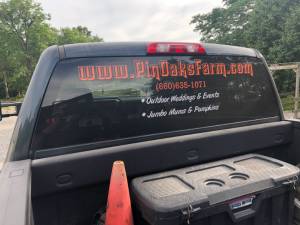 2018 Chevrolet 3500hd Back window of my truck Lettering from Mike P, MO