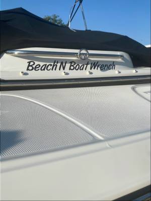 Crownline EX Crownline Boat - BeachN Boat Wrench Lettering from Jeff S, CO