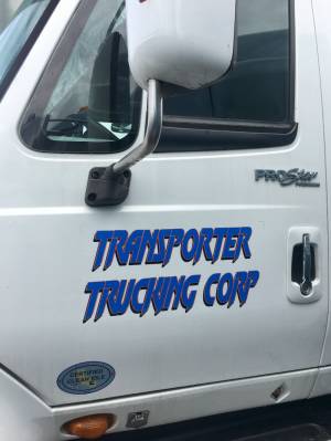 Business Name Lettering on Truck