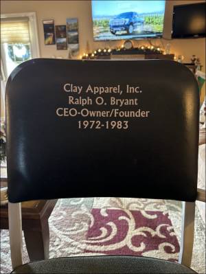 Chair Lettering from Sonja P, TN