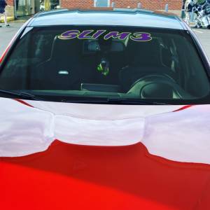 2017 BMW M3 Windshield and side window of my M3 Lettering from Victor D, MD