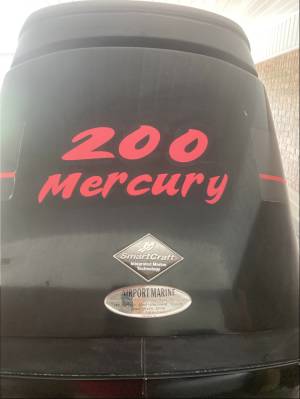 2001 Mercury 200 Boat Motor Lettering from Randall F, GA