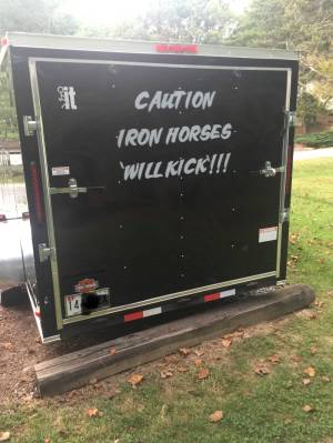 Enclosed Cargo Trailer  Lettering from Kevin G, MD