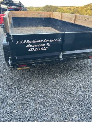 2022 Bwise Dump trailer Lettering from Ahron S, PA