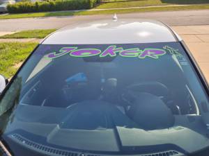 Hyundai veloster 2017 Front windscreen  - back window Lettering from Jose N, FL