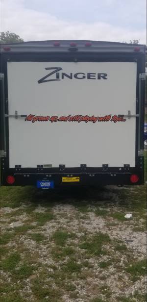 Toy hauler RV Lettering from Noah M, MO