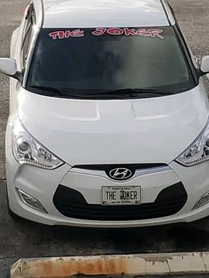 2018 hyundai veloster  Car Lettering from Jose N, FL