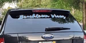 Ford Edge Sport The back window of my SUV Lettering from Jeff S, FL