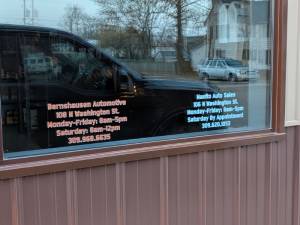 Business Window Lettering from Brody B, IL