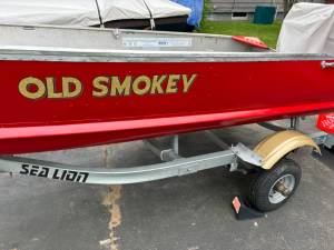 1955 Aerocraft Q-14 Antique boat Lettering from Greg M, NY