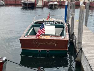 1960 ChrisCraft 18’ Continental Boat and model boat Lettering from Gordon D, MI