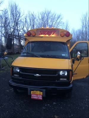 2001 Chevy express 3500 (short school bus) Old school bus Lettering from Joe A, NY