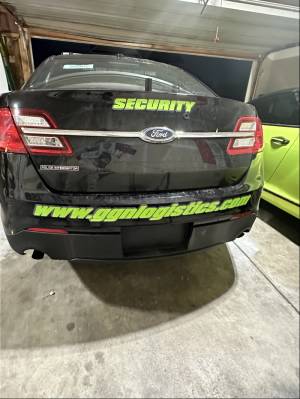 2015 ford Taurus  Car Lettering from Giovanni N, IN