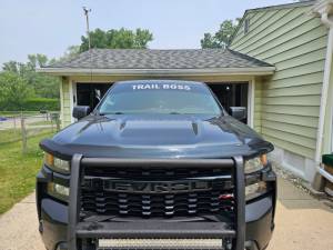 2019 Chevrolet Silverado Trail Boss Custom Truck Lettering from THOMAS K, MI