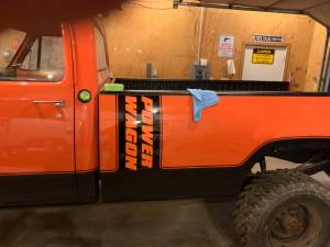 73 power wagon Truck Lettering from Robert H, WI