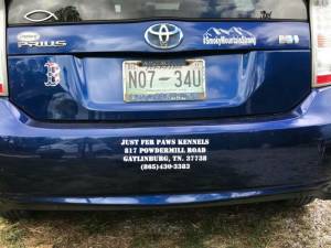 2006 Blue Prius  Lettering from Jonathan E, TN