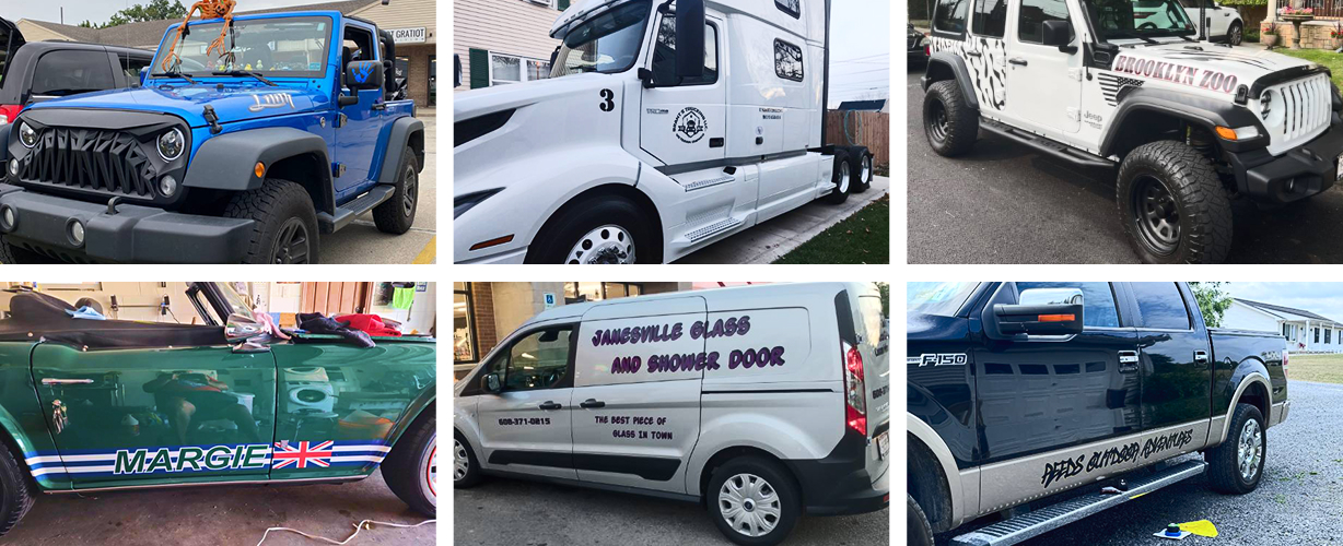 Vehicle Lettering - Car, Truck, Van Graphics | CustomVinylLettering.net