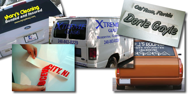 Vehicle Lettering Car Truck Van Graphics