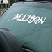 Personalized Windshield Lettering
